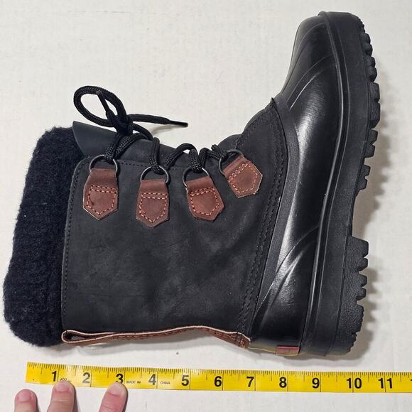 SOREL Alpine Felt Winter Duck Boot Black Size W7 - Picture 7 of 8